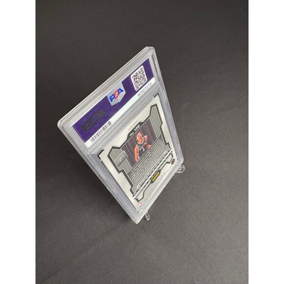 2023-24 Panini Prizm Victor Wembanyama Red Ice Rookie RC #136 PSA 10 Gem Mint - Picture 7 of 8